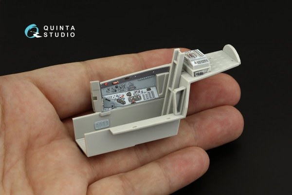 Quinta Studio QDS-32142 MiG-29 9-13 Fulcrum C 3D-Printed &amp; coloured Interior on decal paper (Trumpeter) (Small version) 1/32