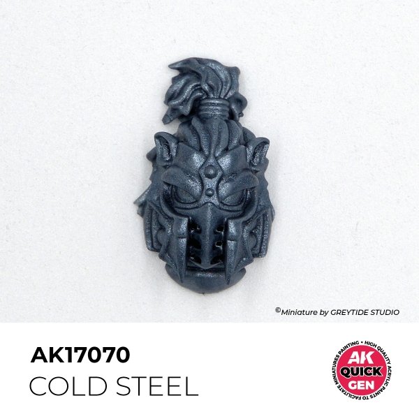 AK Interactive AK17070 COLD STEEL – QUICK GEN COLOR 18ml