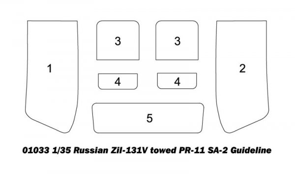 Trumpeter 01033 Russian Zil-131V towed PR-11 SA-2 Guideline (1:35)