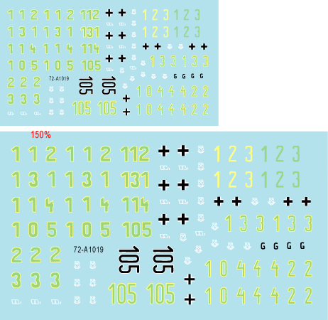 Star Decals 72-A1019 Western Front Tigers # 1 1/72