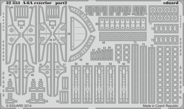Eduard 32353 A-6A exterior 1/32 Trumpeter