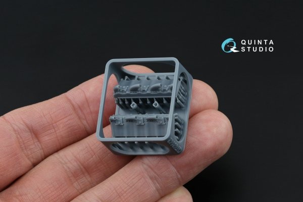 Quinta Studio QT48142 Yak-7B/Yak-9D Ratchet and early Exhaust (Zvezda) 1/48