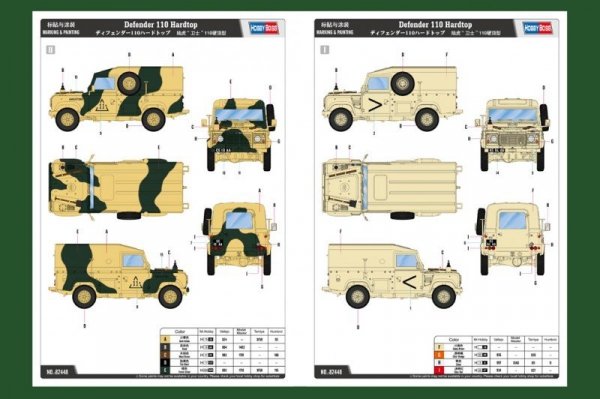 Hobby Boss 82448 Defender 110 Hardtop (1:35)