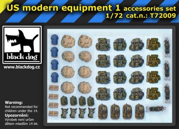 Black Dog T72009 US modern equipment 1 1/72