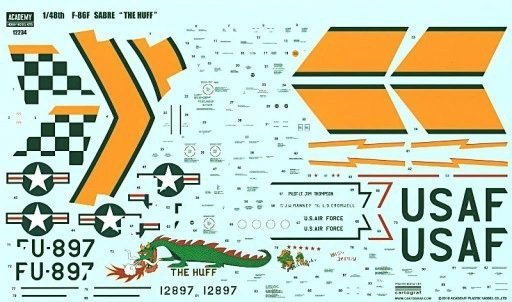 Academy 12234 F-86F &quot;The Huff&quot; Special Edition 1/48