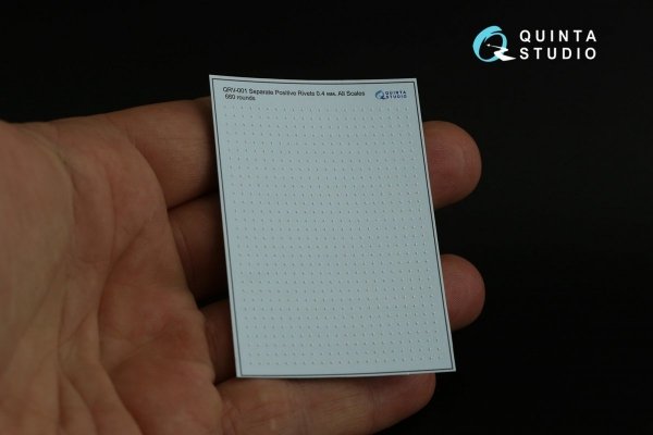 Quinta Studio QRV-007 Separate positive rivets, 1.0mm (0.039&quot;), 660 pcs