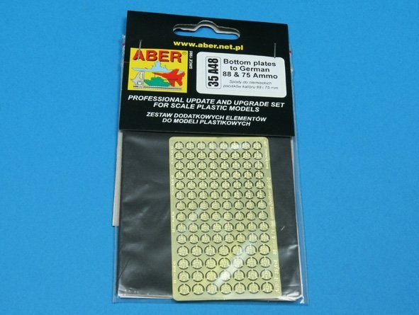 Aber 35A048 Spody do łusek pocisków 88 i 75 mm (niemieckich) (1:35)