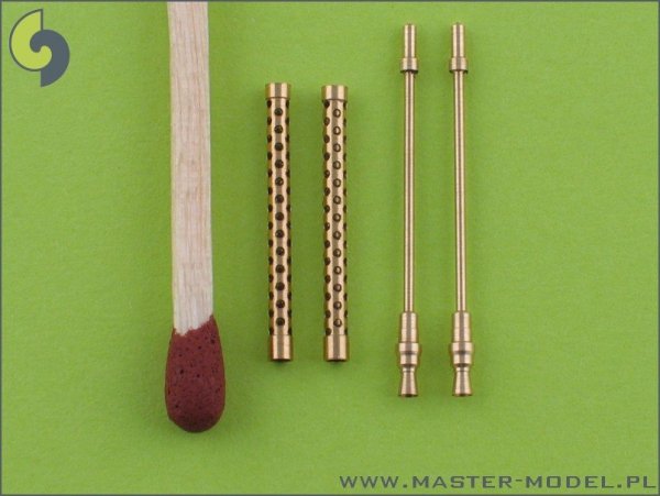 Master AM-32-002 German aircraft machine gun MG-17 barrels (2pcs) (1:32)