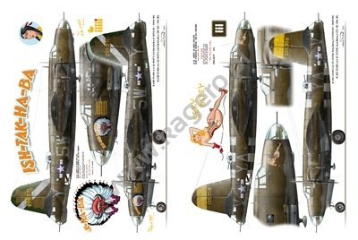 Kagero 19004 Martin B-26 Marauder &amp; Douglas A-26 Invader in Combat over Europe EN/PL