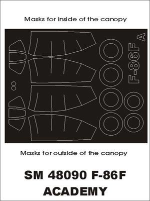 Montex SM48090 F-86F ACADEMY 1/48