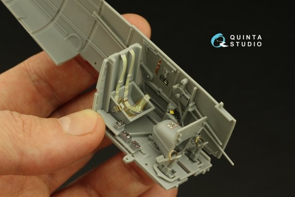 Quinta Studio QD32191 Bf 109G-14 3D-Printed coloured Interior on decal paper (Zoukei Mura SWS) 1/32