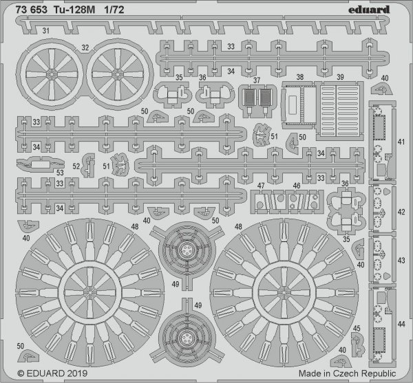 Eduard 73653 Tu-128M 1/72 TRUMPETER