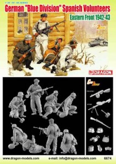 Dragon 6674 German Blue Division Spanish Volunteers, Eastern Front 1942-43 (1:35)