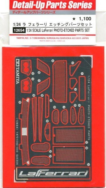 Tamiya 12654 LaFerrari Photo Etch Detail Parts