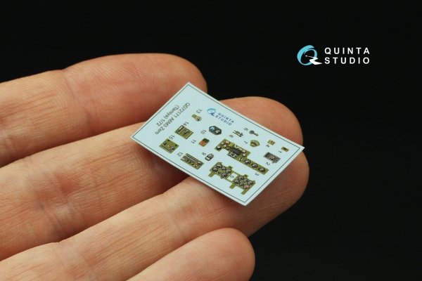 Quinta Studio QD72171 A6M3 Zero 3D-Printed &amp; coloured Interior on decal paper (Tamiya) 1/72