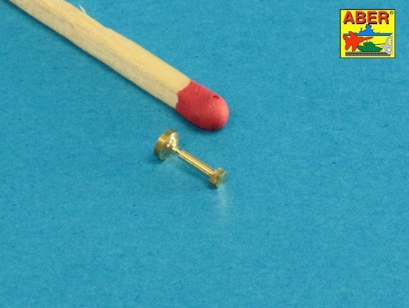 Aber 16110 Turned imitation of Hexagonal bolts &amp;amp;amp;amp;amp;amp; nuts 1,6 x 4,0 mm x 15 pcs. And 1,6mm nuts x 10 pcs. (1:16)