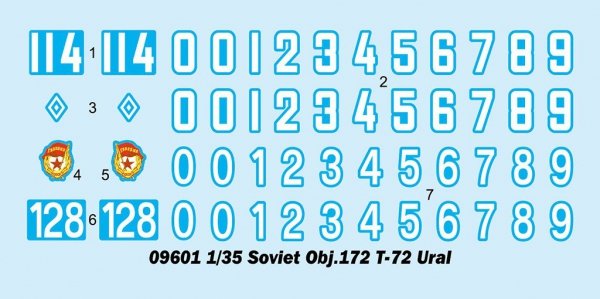Trumpeter 09601 Soviet Obj.172 T-72 Ural 1/35