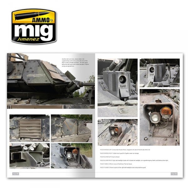 AMMO of Mig Jimenez 5951 M2A3 BRADLEY FIGHTING VEHICLE IN EUROPE IN DETAIL VOL. 1 (English)