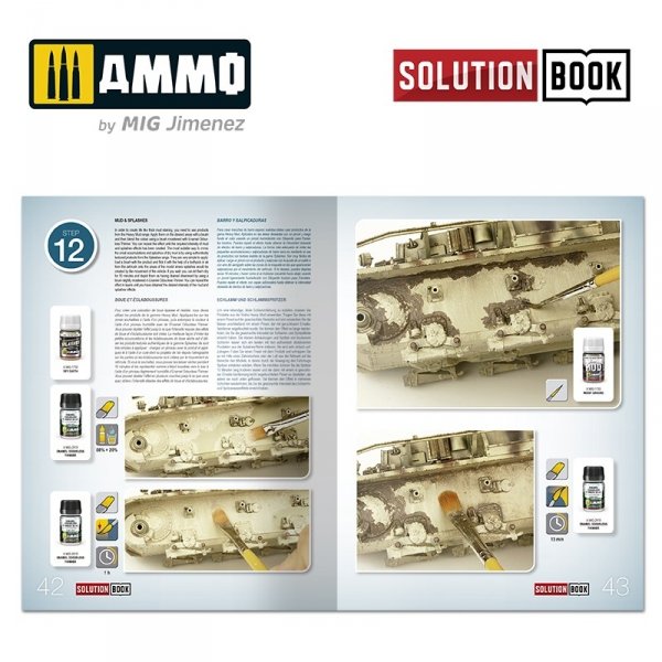 Ammo of Mig 6527 How to Paint WWII German Mid-War Vehicles SOLUTION BOOK 21 (Multilingual Book)
