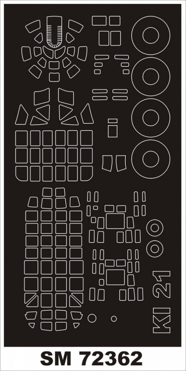 Montex SM72362 Ki-21 SALLY for ICM 1/72