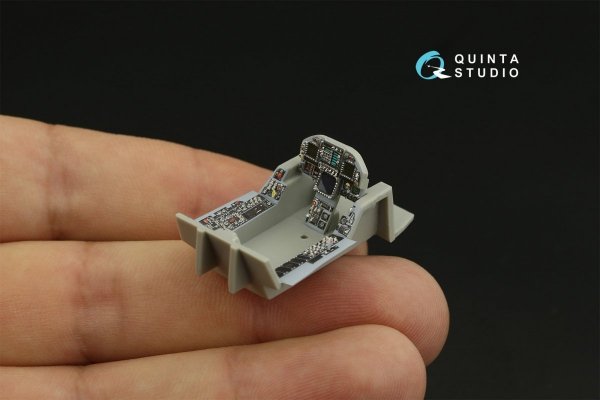 Quinta Studio QDS-48279 F/A-18C early 3D-Printed &amp; coloured Interior on decal paper (HobbyBoss)(Small version) 1/48