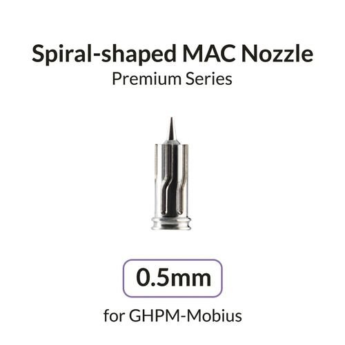 Gaahleri 43035 0,5 mm Spiral-shaped MAC Nozzle for GHPM-Mobius - Premium Series