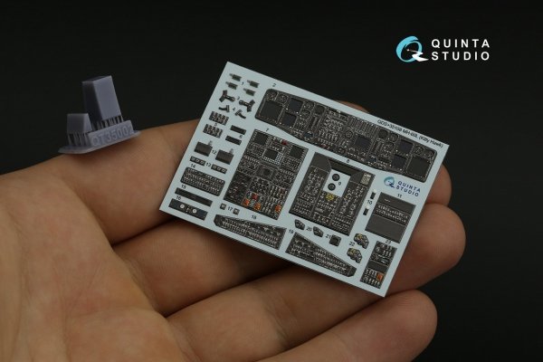 Quinta Studio QDS+35108 MH-60L 3D-Printed &amp; coloured Interior on decal paper (Kitty Hawk) (with 3D-printed resin parts) (small version) 1/35