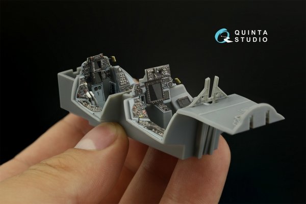 Quinta Studio QD48396 F-14B 3D-Printed &amp; coloured Interior on decal paper (Hobby Boss) 1/48