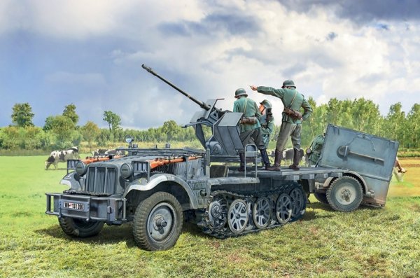 Italeri 6395 SD.KFZ.10/4 with FLAK 30 and crew 1/35