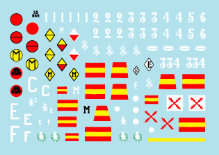 Star Decals 35-865 Spanish Civil War #3. 'Negrillo' 1/35