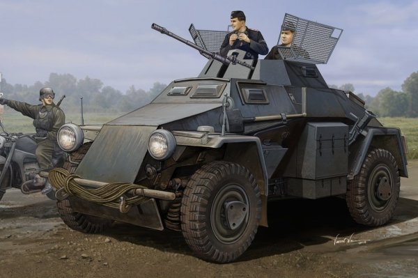 Hobby Boss 83816 German Sd.Kfz.222 Leichter Panzerspahwagen (1:35)