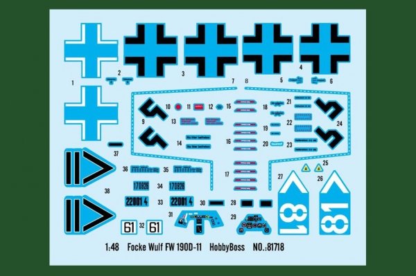 Hobby Boss 81718 Focke Wulf FW 190D-11 (1:48)