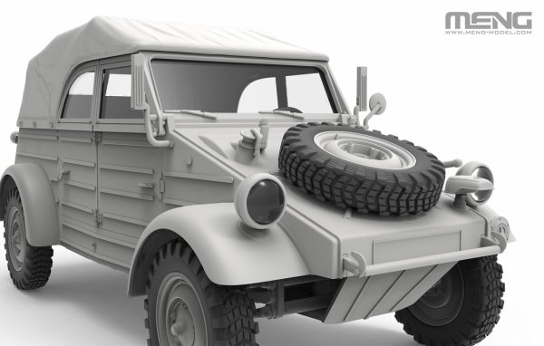 Meng Model VS-016 German Pkw.K1 Kubelwagen Type 82 (Eastern Front) 1/35