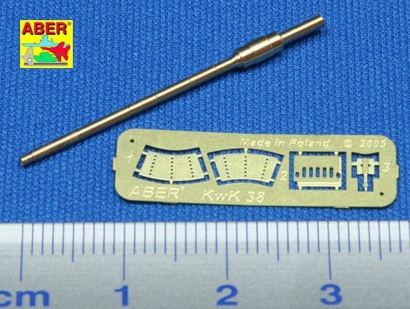 Aber 35L-042 German 2 cm tank gun barrel L/56 for KwK 38 (1:35)