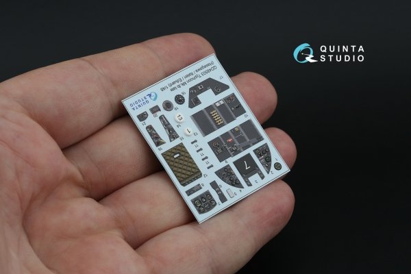 Quinta Studio QD48503 Typhoon Mk.Ib late 3D-Printed &amp; coloured Interior on decal paper (Hasegawa/Italeri) 1/48