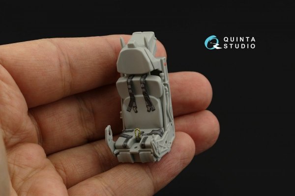 Quinta Studio QD32173 F-35A 3D-Printed &amp; coloured Interior on decal paper (Italeri) 1/32