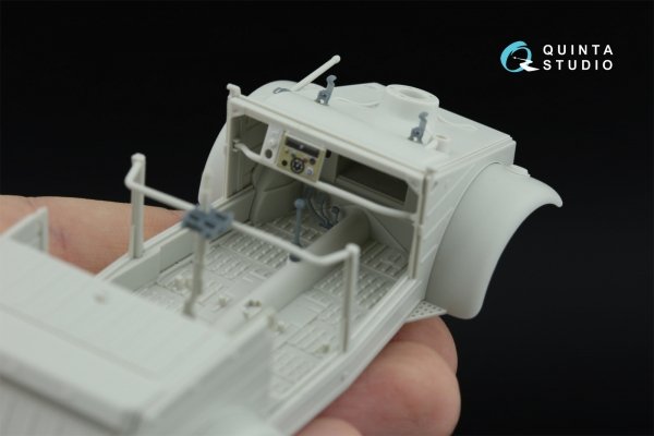Quinta Studio QD+35151 Kubelwagen Type 82 3D-Printed &amp; coloured Interior on decal paper (Meng VS-016) (with 3D-printed resin parts) 1/35