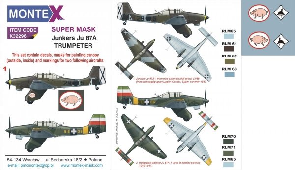 Montex K32296 Ju 87A 1/32