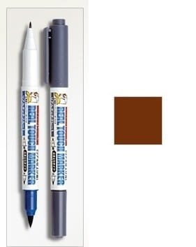 Gunze Sangyo GM407 Real Touch Marker Brown 1
