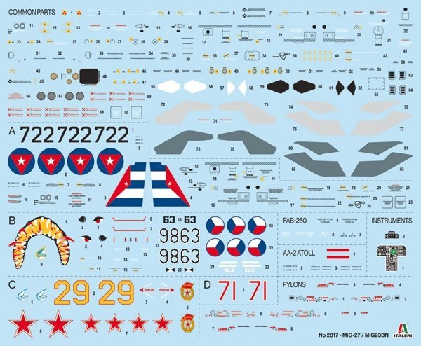 Italeri 2817 MiG-27/MiG-23BN Flogger 1/48