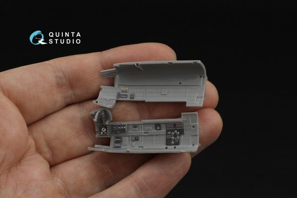 Quinta Studio QD72218 Ju 88A-4 3D-Printed &amp; coloured Interior on decal paper (Hasegawa) 1/72
