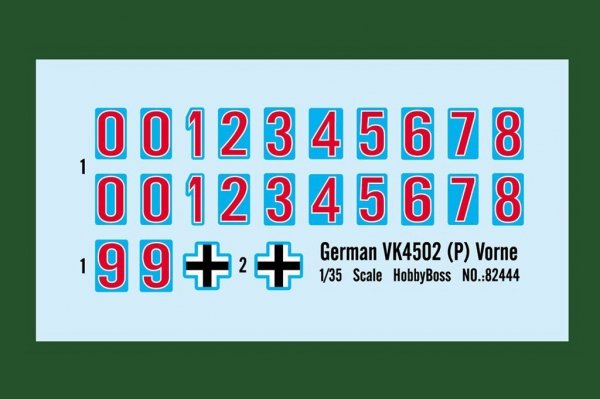 Hobby Boss 82444 German VK4502 (P) Vorne (1:35)
