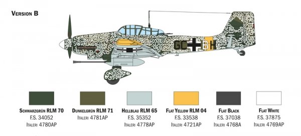 Italeri 2830 Ju 87 G-1 Stuka Kanonenvogel 1/48