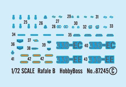 Hobby Boss 87245 French Dessault Rafale B (1:72)