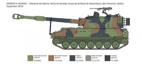 Italeri 6589 M109 A2/A3/G 1/35