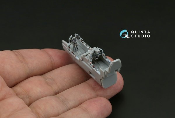 Quinta Studio QD72255 Mirage 2000B 3D-Printed &amp; coloured Interior on decal paper (Modelsvit) 1/72