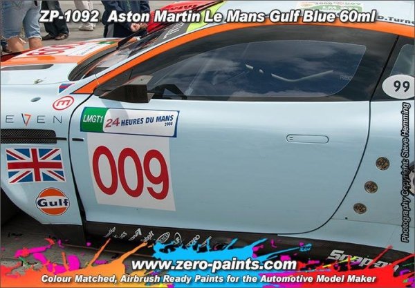 Zero Paints ZP-1092 Aston Martin Le Mans Gulf Blue Paint 60ml