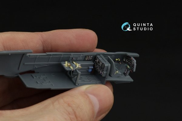 Quinta Studio QD72188 Bf 110G2/4 3D-Printed &amp; coloured Interior on decal paper (Eduard) 1/72