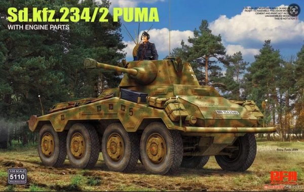 Voyager Model PE351301 WWII German Sd.Kfz 234 storage box early version For RFM 5110 1/35