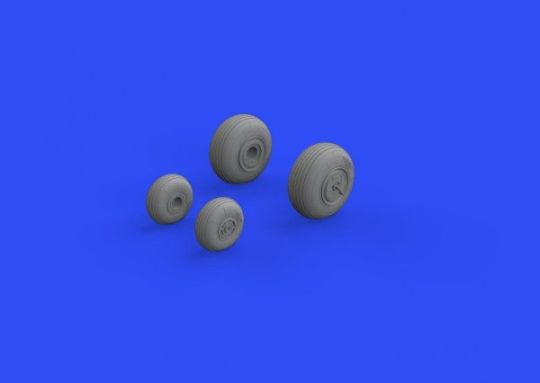 Eduard 648573 Mi-24V wheels 1/48 ZVEZDA